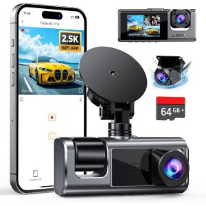 Galphi M2 3-Channel Dash Cam