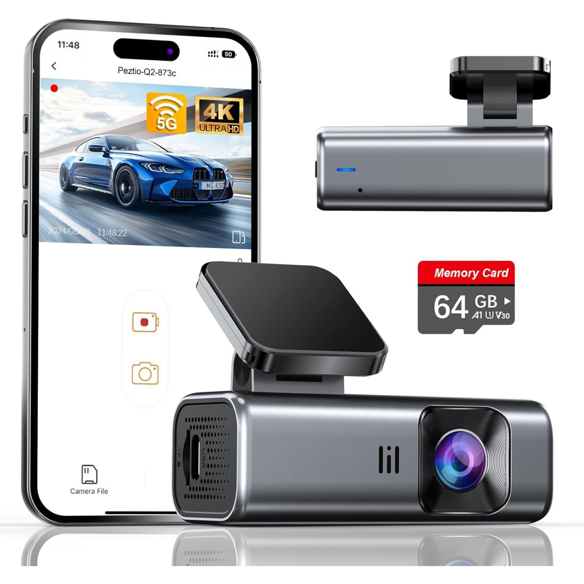 Galphi Q2 4K Front Dash Cam